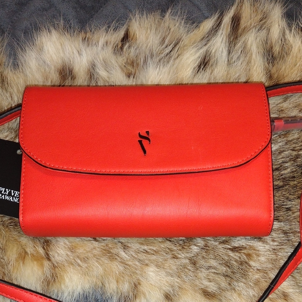 Vibrant Orange Crossbody Bag